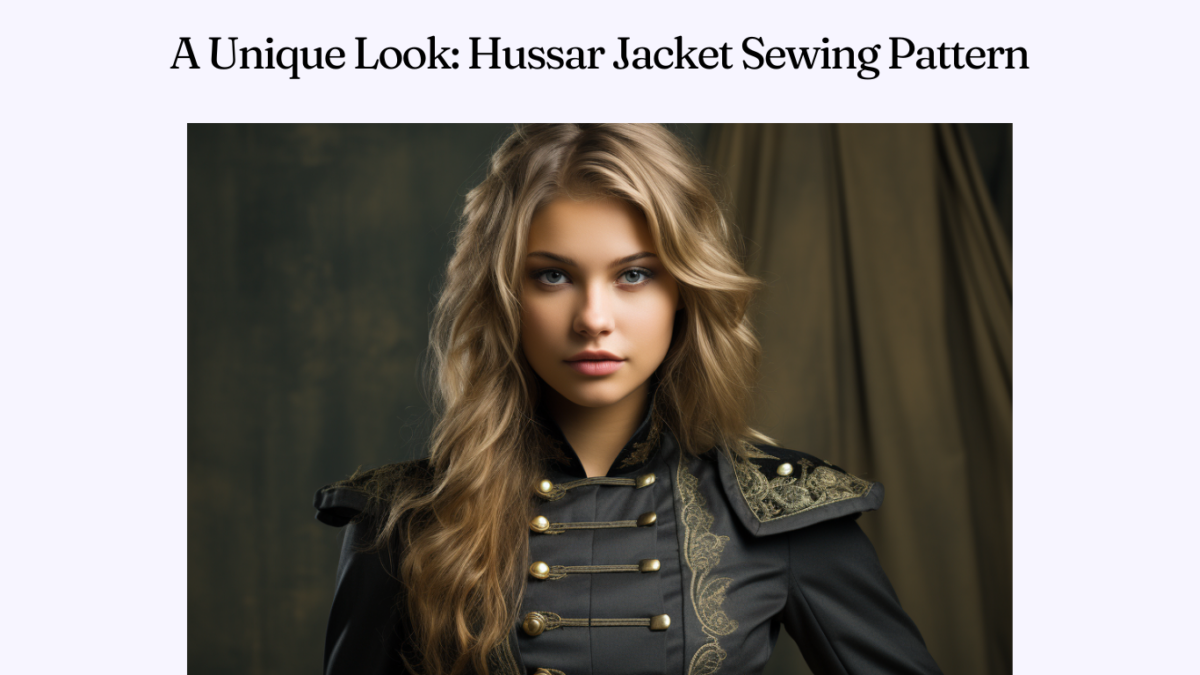 A Unique Look: Hussar Jacket Sewing Pattern - Hussar Jacket
