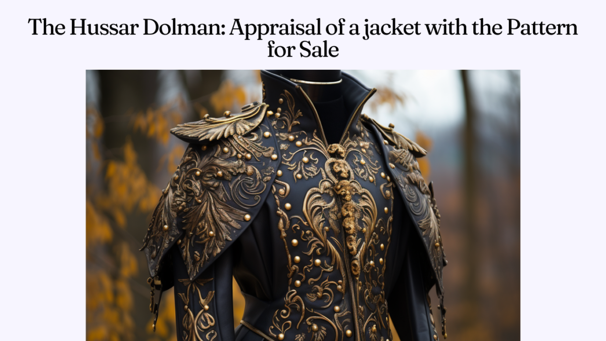 The Hussar Dolman Appraisal of a jacket with the Pattern for Sale